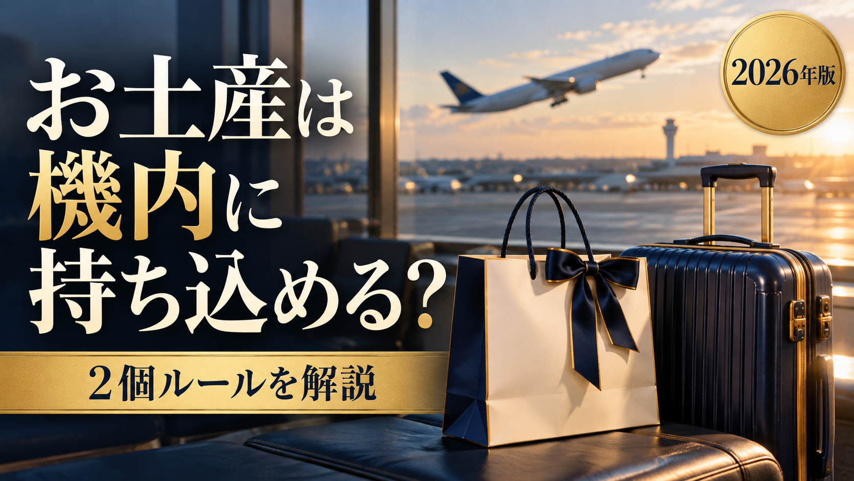 お土産は機内に持ち込める？2個ルールで紙袋も数える・液体の注意点
